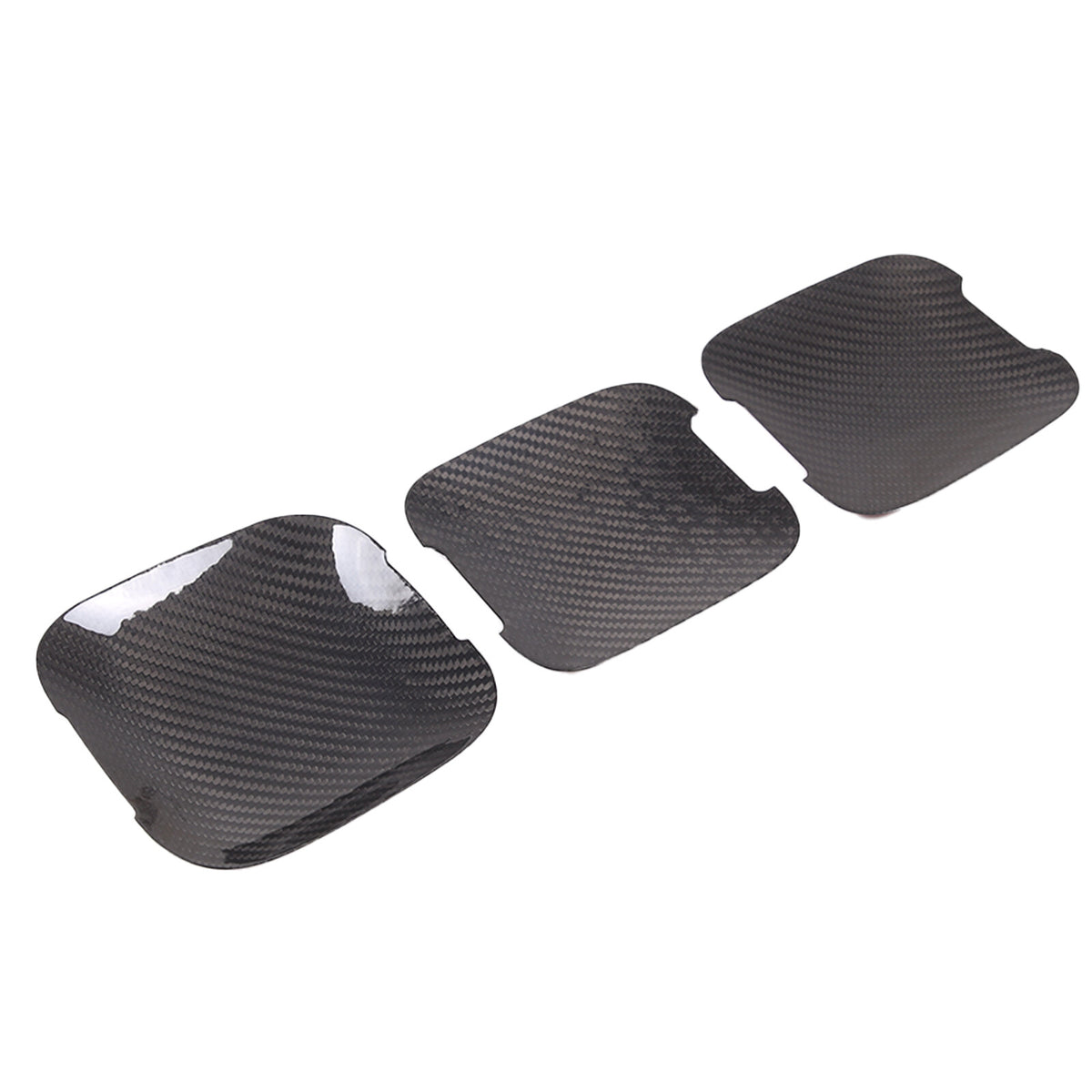 Real Carbon Exterior Side Door Bowl Cover Trim For Land Rover Defender 90 20-24 5