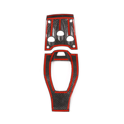 Forged Carbon Fiber Console Gear Shift Switch Button Panel For Ferrari 458 11-16 9