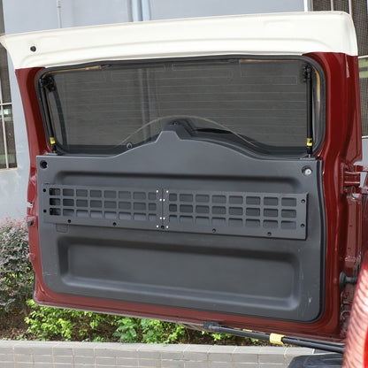 Aluminum Tailgate Hanging Bag Rack Molle Panel For Toyota FJ Cruiser 2007-2021 14