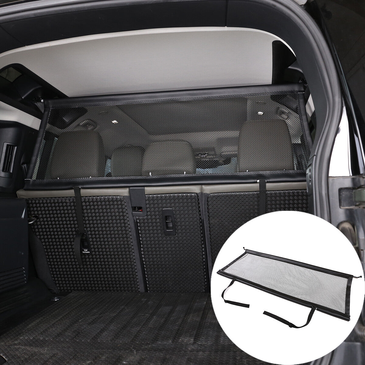 Trunk Cargo Net Pet Isolation Protection Net For Land Rover Defender 110 20-2022 3