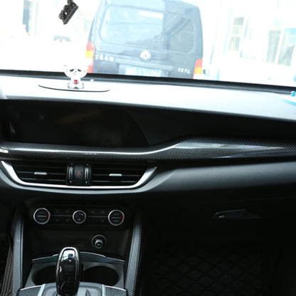 Real Carbon Fiber Center Dashboard Trim For Alfa Romeo Stelvio 949 2017-2020 16
