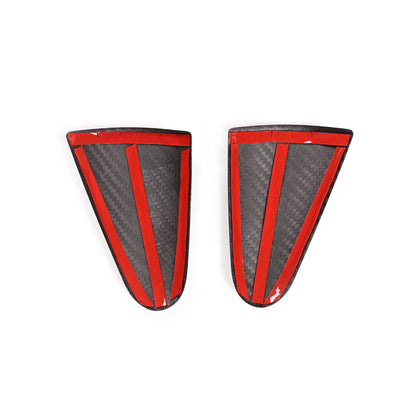 Real Carbon Fiber Exterior Handle Cover Trim Decor For Ferrari 458 2011-2016 9