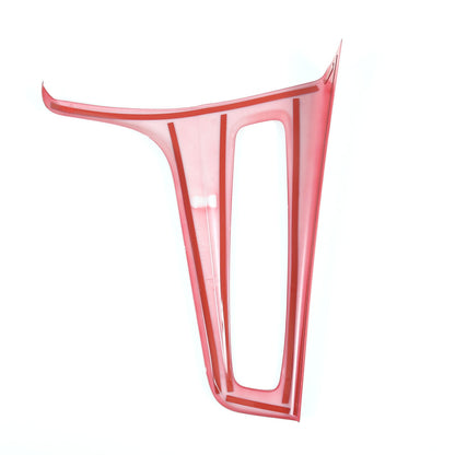 Red ABS Center Control Gear Trim Panel Trim Cover For Cadillac Escalade 21-23 US 9