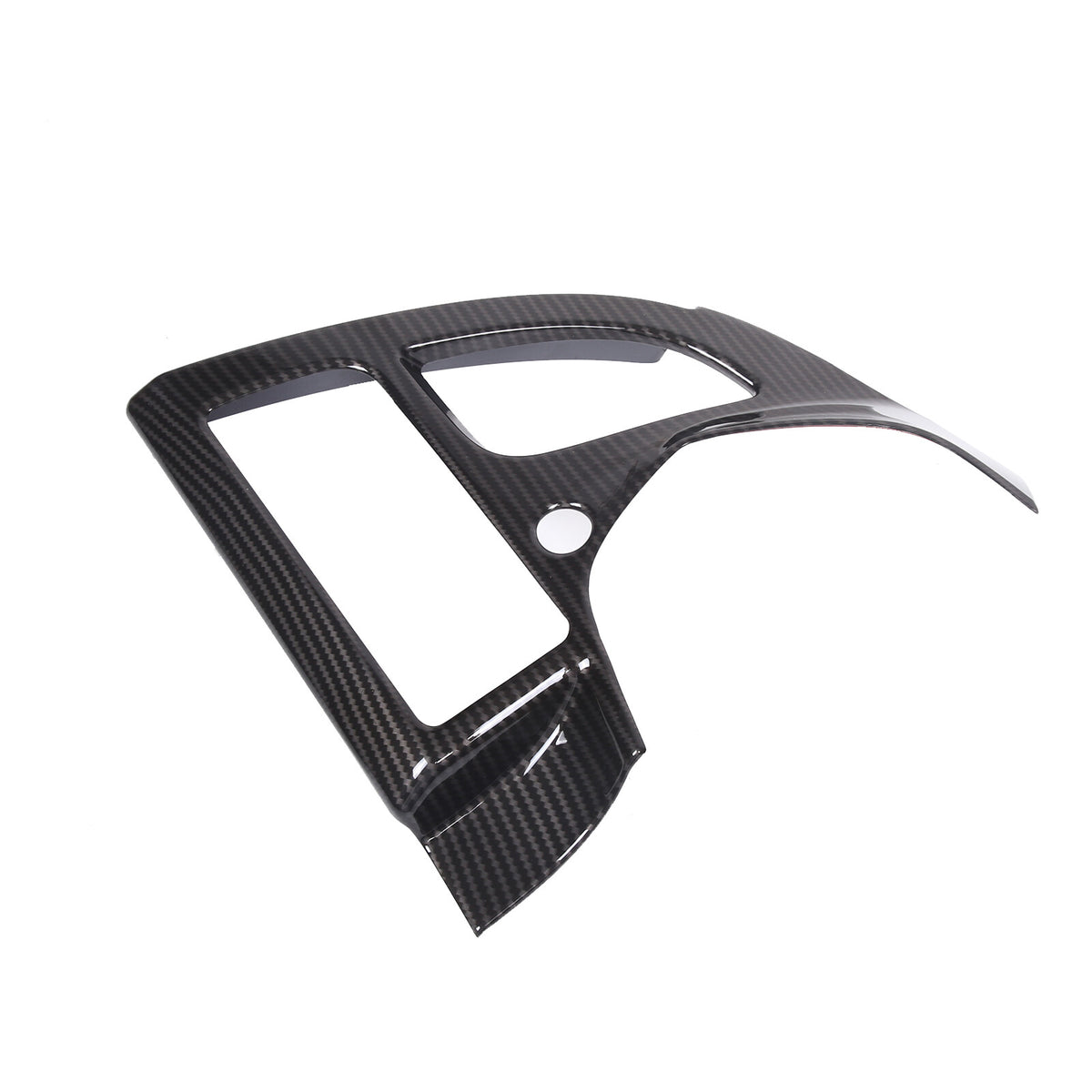 ABS Carbon Center Dashboard AC Air Vent Cover Trim Set Kit For Corvette C7 14-19 6