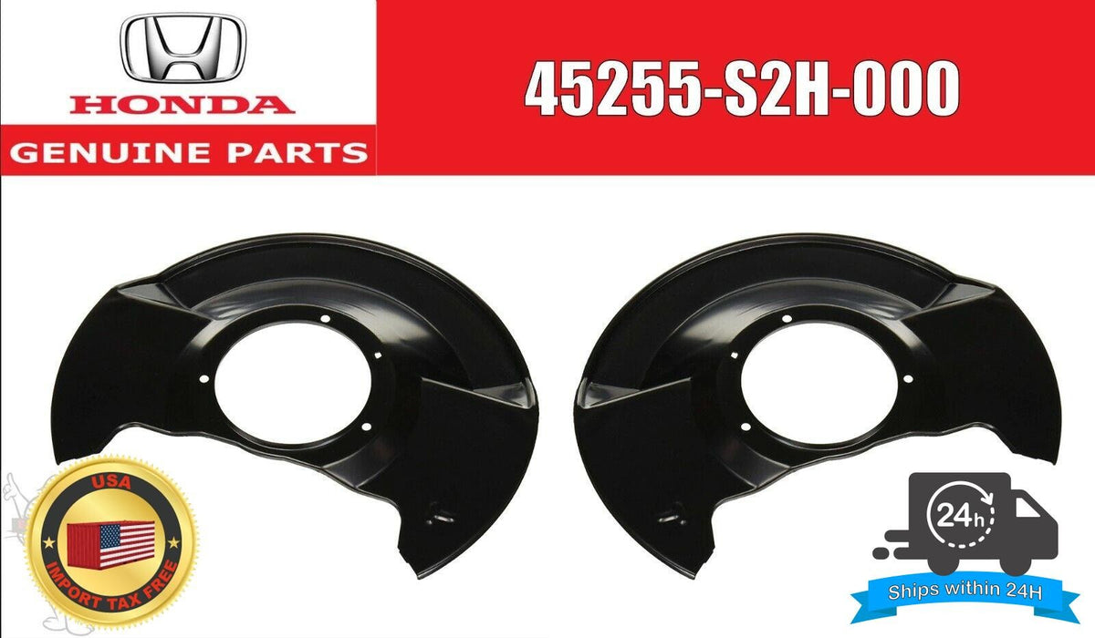 HONDA INTEGRA Spec DC2 Type-R 98-01 GENUINE Front Brake Splash Guard Set OEM 1