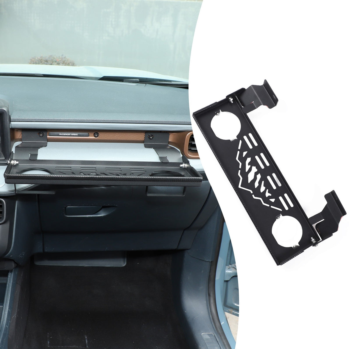 Co-Pilot Multi-Functional Storage Rack Molle Panel For Ford Maverick 2022+ US 17