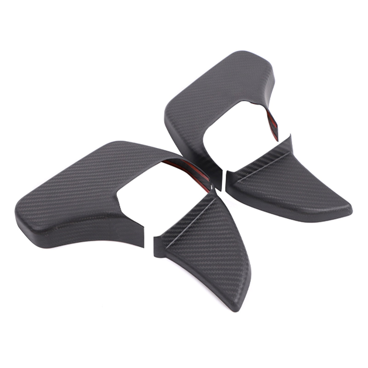 Matte Real Carbon Fiber Side Mirror Base Trim For Benz G-Class W464 2019-2024 12
