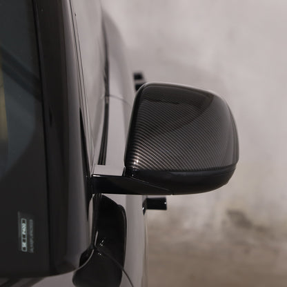 For Range Rover Vogue Sport 2022-23 Carbon Fiber ABS Rear View Mirror Cover Trim 4