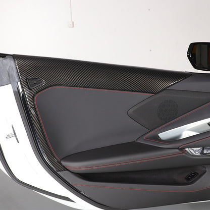 Carbon Fiber ABS Interior Full Decor Cover Trim Kit For Corvette C8 2020-2025 - Styles 46-50 39
