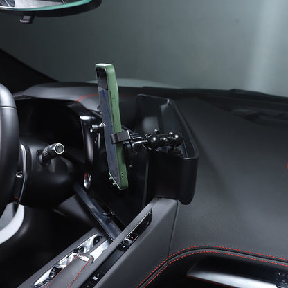 Dashboard Navigation Organizer Storage Box Tray Insert For Corvette C8 20-25 7