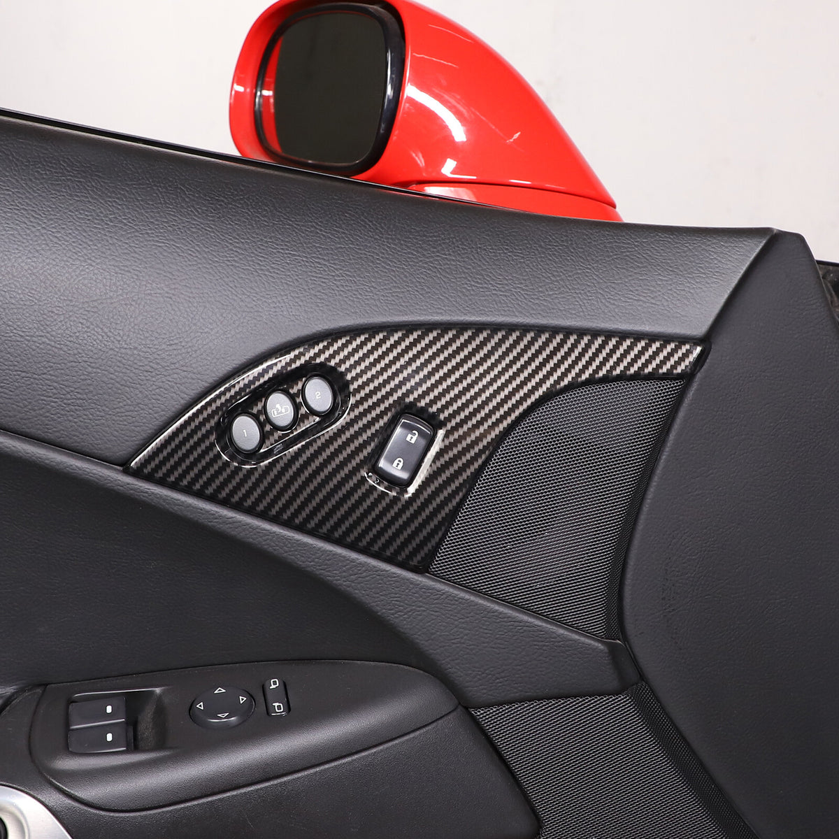 ABS Carbon Fiber Interior Decor Accessories Cover Trim For Corvette C6 2005-13 55