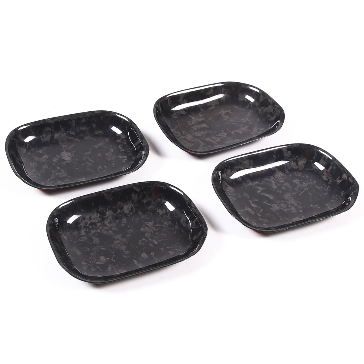Forged Carbon Fiber Exterior Door Bowl Cover Trim For Mercedes G Class 2004-2018 5
