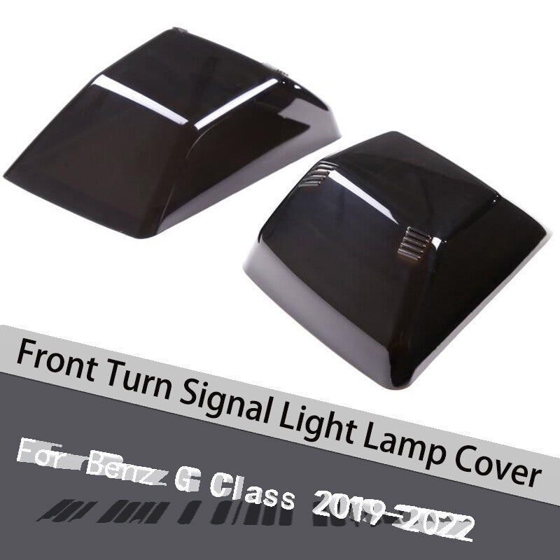 Front Smoke Turn Signal Lens Cover Trim for Mercedes G Class 19-22 8