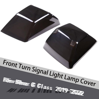 Front Smoke Turn Signal Lens Cover Trim for Mercedes G Class 19-22 8