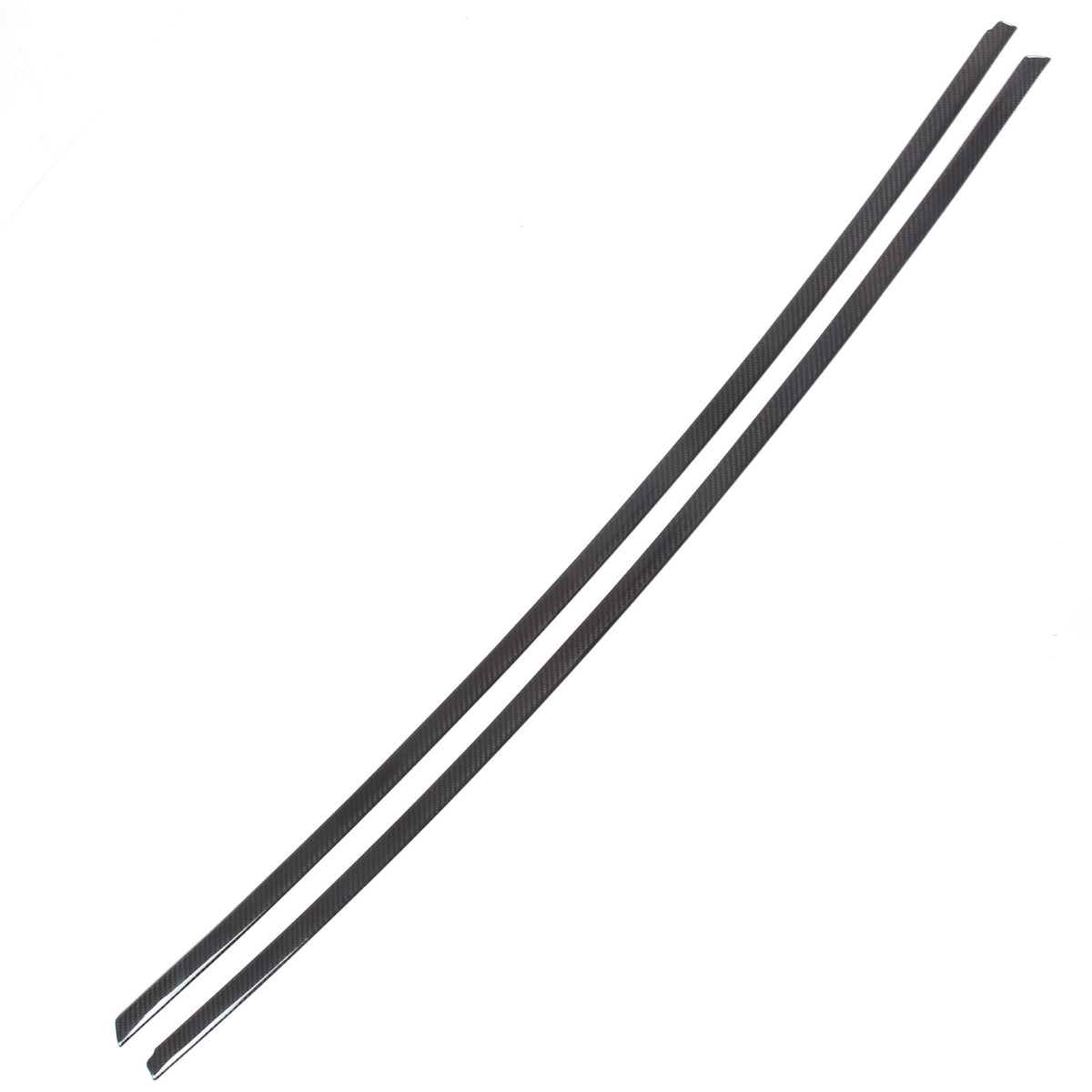 Real Carbon Fiber Door Window Sill Trim Decor Strips For Corvette C6 2005-2013 17
