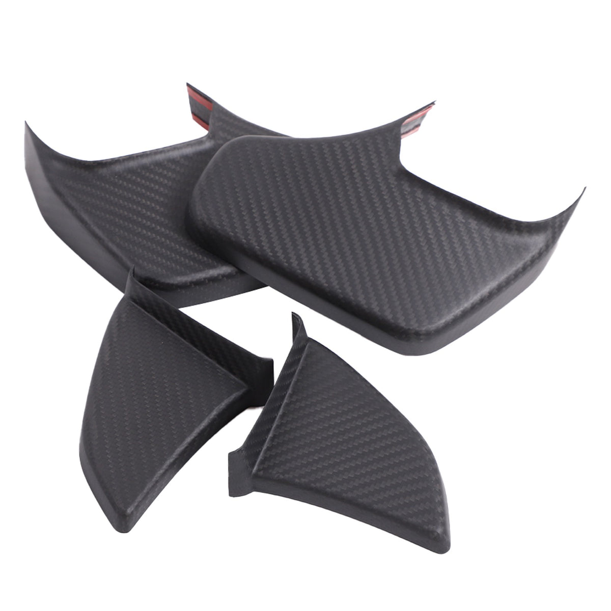 Matte Real Carbon Fiber Side Mirror Base Trim For Benz G-Class W464 2019-2024 14