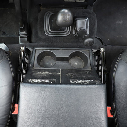 Black Gear Shift Side Storage Box Two Baskets Trim For LR Defender 04-19 4