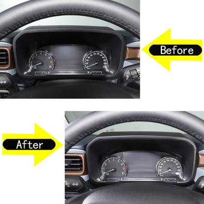 Matte Black Full Interior Set Panel Decor Cover Trim Kit For Ford Maverick 22-24 80