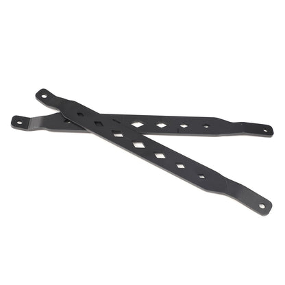 Black Aluminum Engine Bay Strut Tower Brace Trim For Toyota Supra A90 2019+ 11