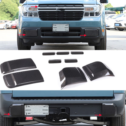 Front Reat Bumper Guards Grill Pads End Caps Cover Trim For Ford Maverick 22-23 1
