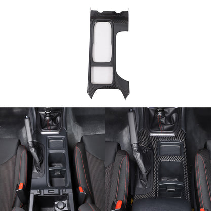 Real Carbon Fiber Console Gear Shift Panel For Subaru WRX STI VB S4 MT 2022 2024 8