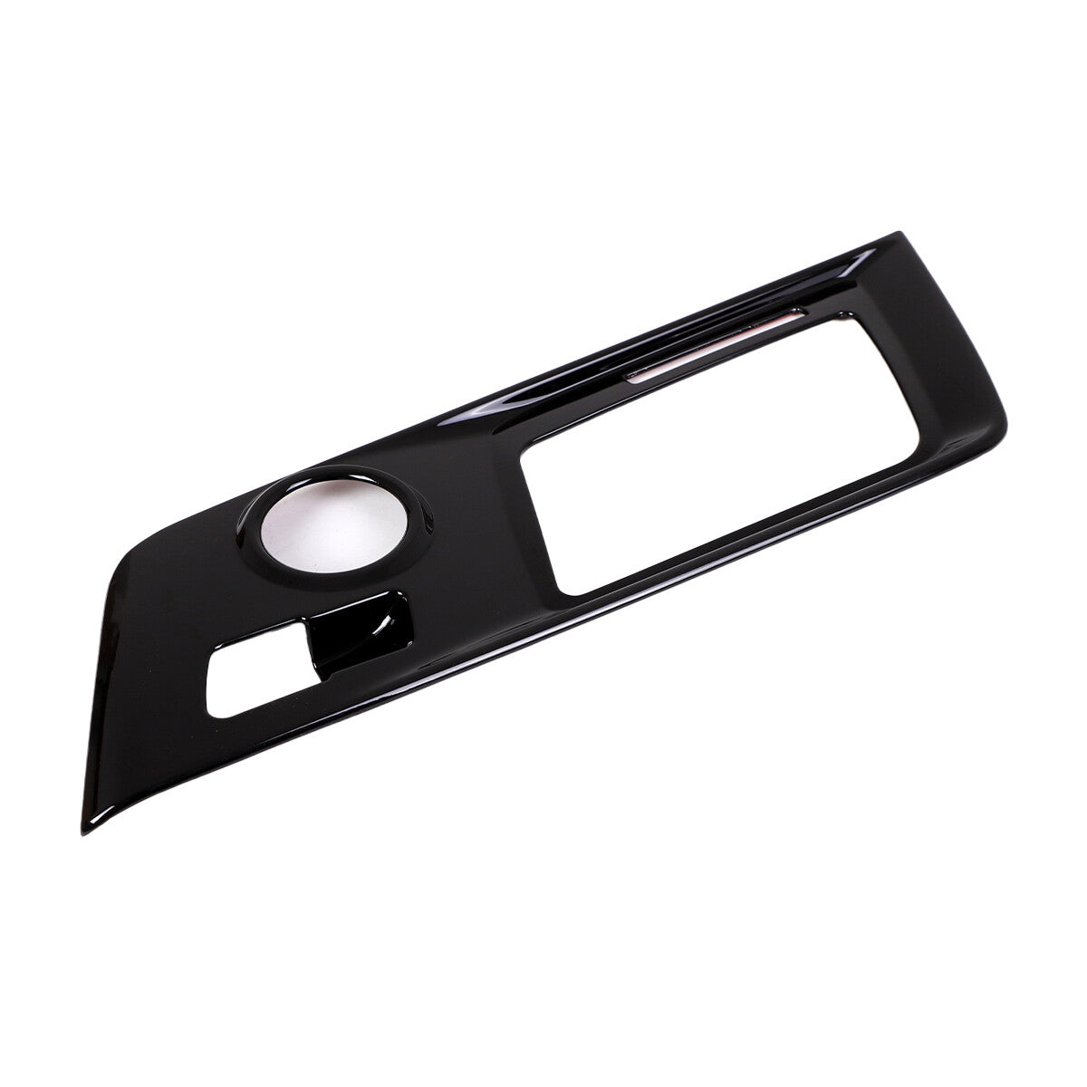 2pcs Glossy Black ABS Interior Gear Shift Panel Cover For Corvette C7 2014-2019 4