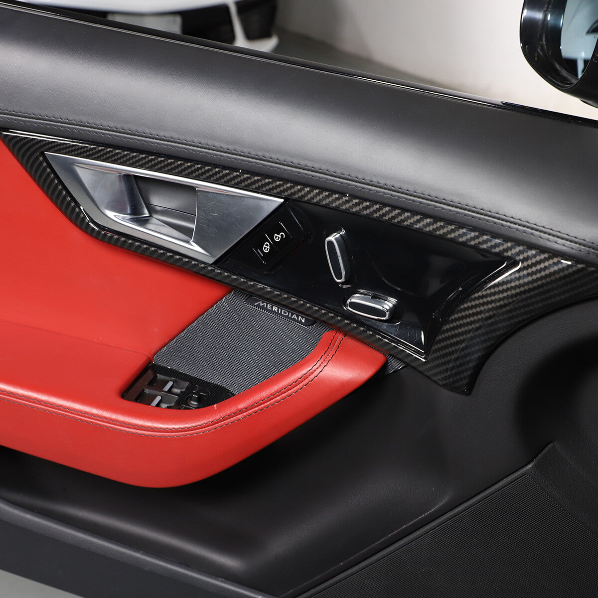 ABS Carbon Fiber Interior Full Set Cover Trim Kit For Jaguar F-type X152 2013-25 - Styles 11-15 5