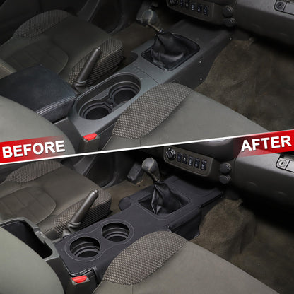 Suede Cloth Center Console Gear Shift Trim Cover For Nissan Frontier 2013-21 US 3