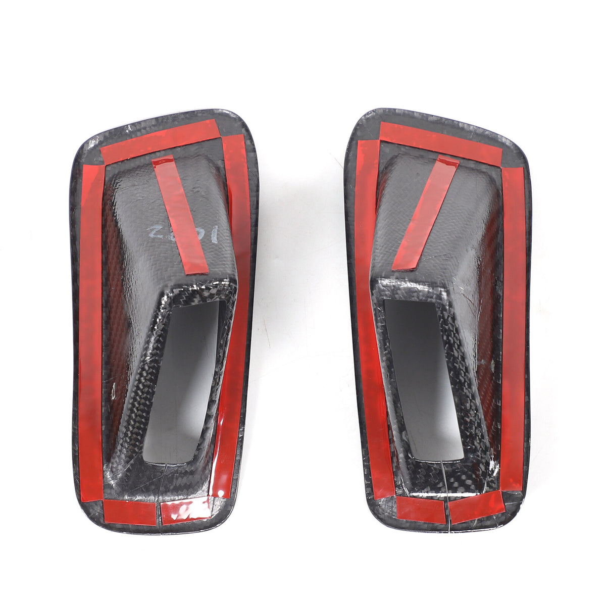 Real Carbon Fiber Seat Safety Belt Button Cover Frame Trim For Corvette C8 20-26 4