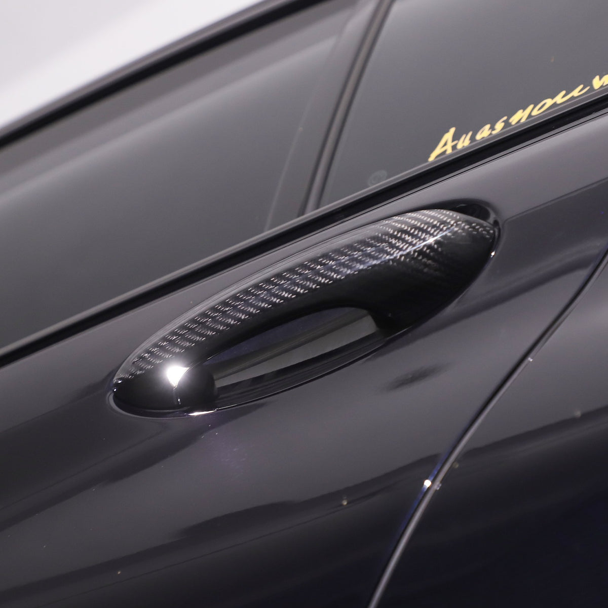 Real Carbon Fiber Exterior Outer Door Handle Trim For BMW 3 Series G20 20-22 13
