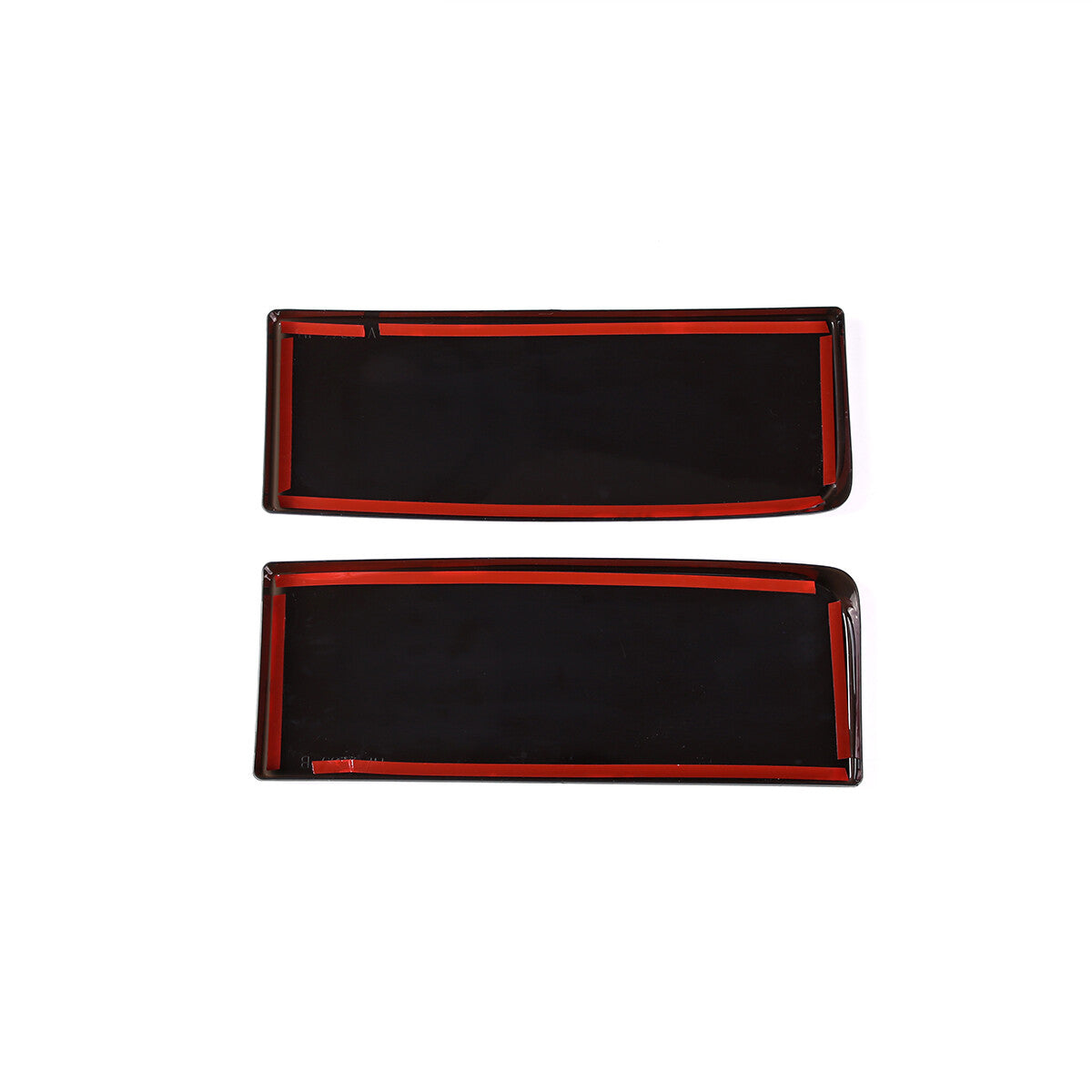 18pcs Smoked Front Rear Side Tail Light Roof Light Trim Cover For Hummer H2 18