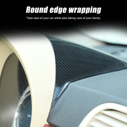 Real Carbon Fiber Dashboard Instrument Upper Trim For Fiat 500 312 2007-15 7