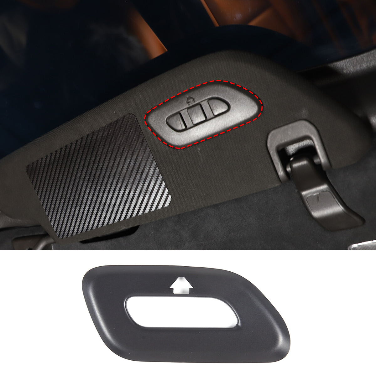 Matte Black ABS Full Interior Set Cover Trim Kit For Corvette C8 2020-25 - Styles 21-25 21