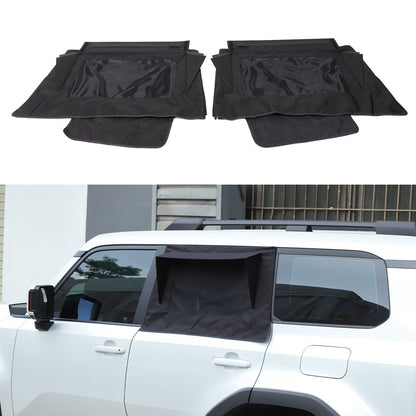Rear Door Window Shade Trim Cover For Toyota Land Cruiser LC250 24+ 13