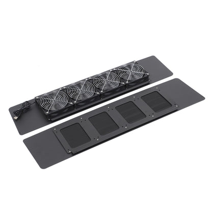 Rear Door Window Louver Air Vent Panel Trim For Toyota Highlander XU70 2022+ 5