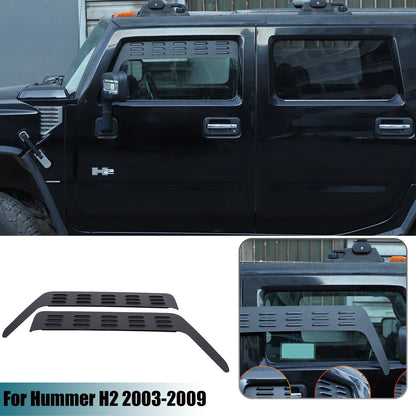 Front Door Window Louver Air Vent Panel Trim Cover For Hummer H2 2003-2009 1
