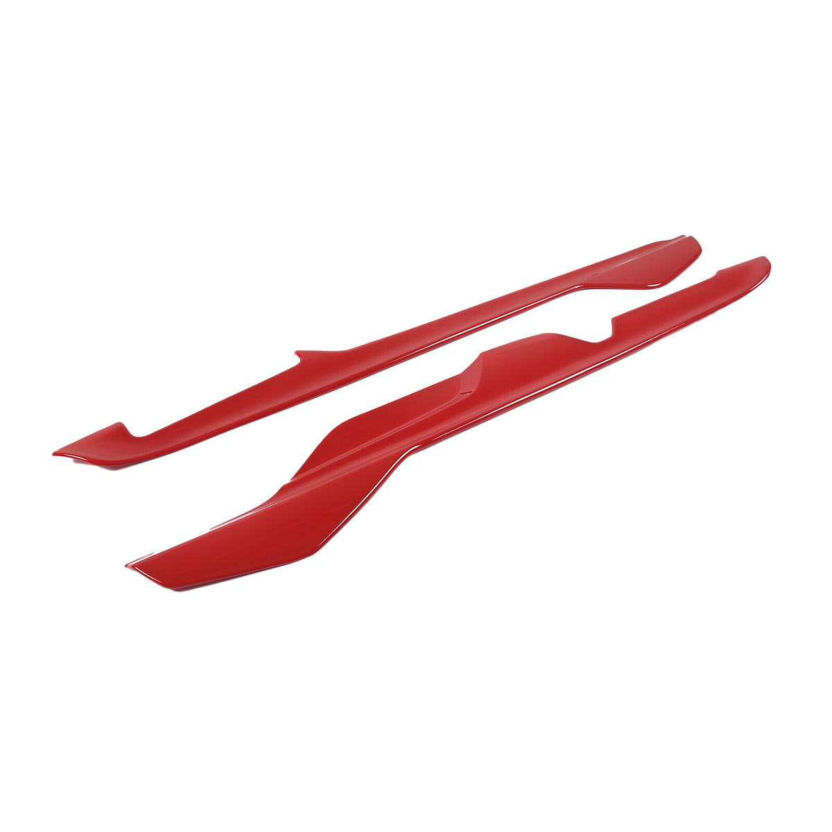 ABS Red Car Side Center Console Strips Trim For Corvette C8 Z51 Z06 2020-26 US 16