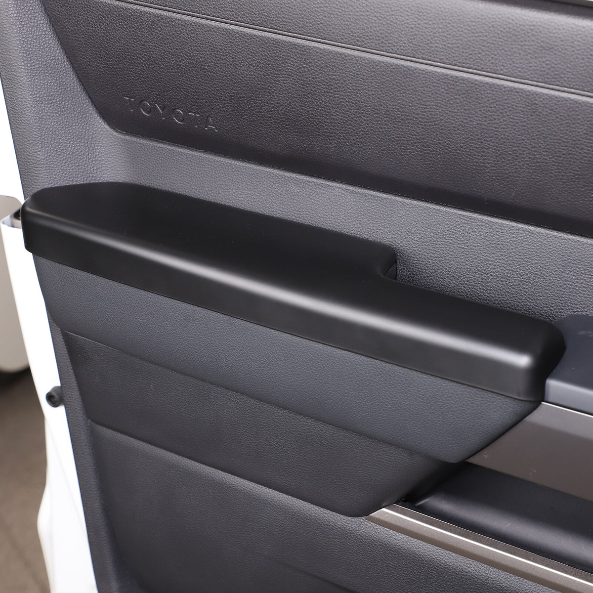 Matte Black Interior Door Panel Elbow Rest Trim Cover For Toyota Tundra 22-26 US 5