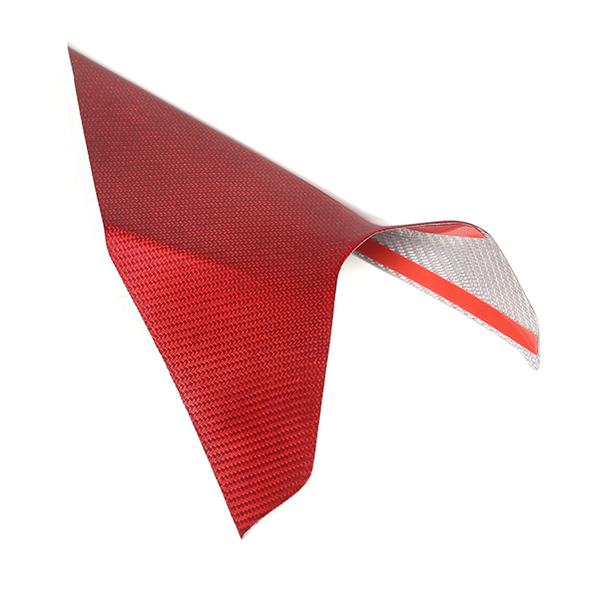 Red Real Carbon Fiber Center Gear Shift Side Panel Trim For Toyota Supra A90 19+ 6