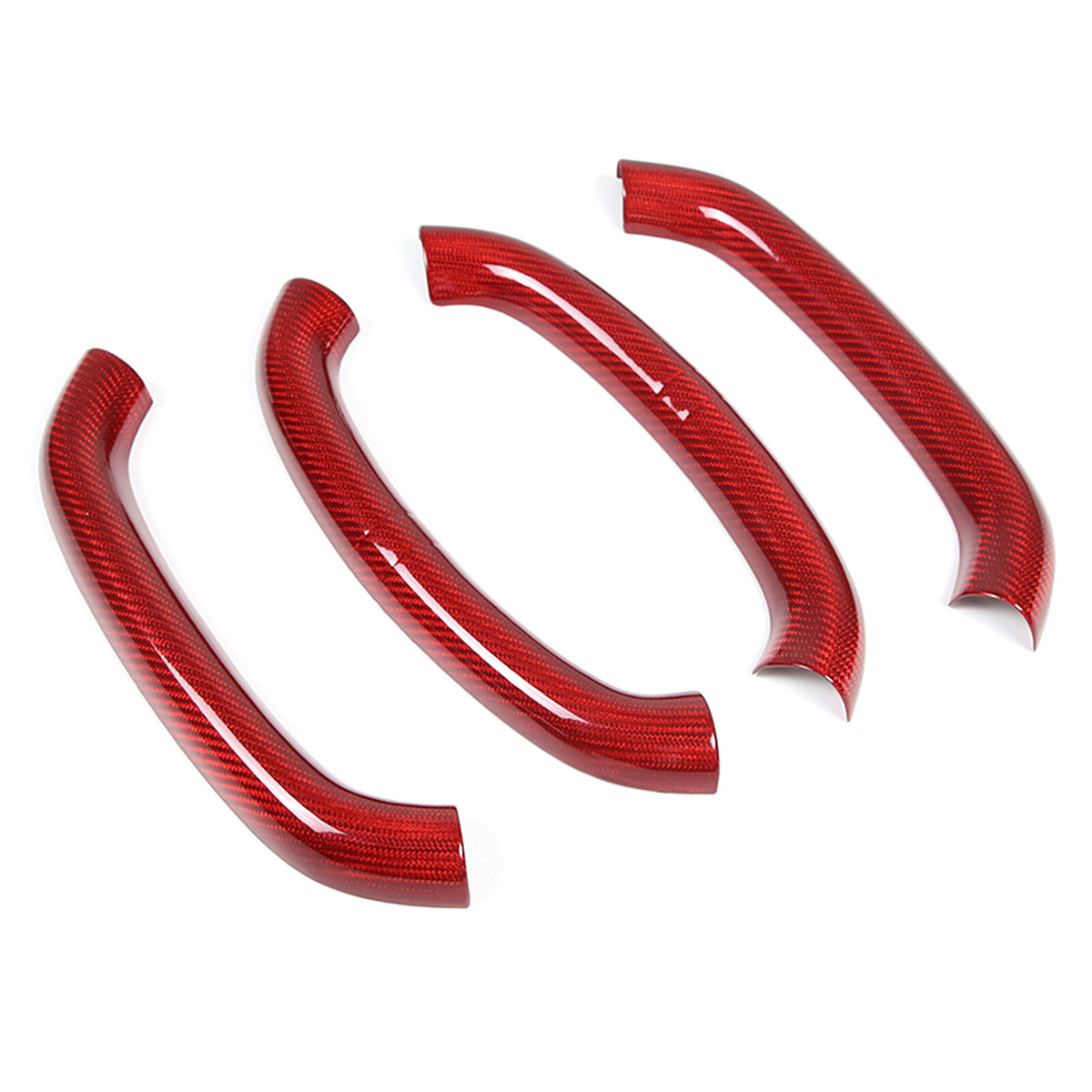 Red Real Carbon Fiber Interior Full Decor Cover Trim Kit for Corvette C8 2020-25 - Variants 21-25 16