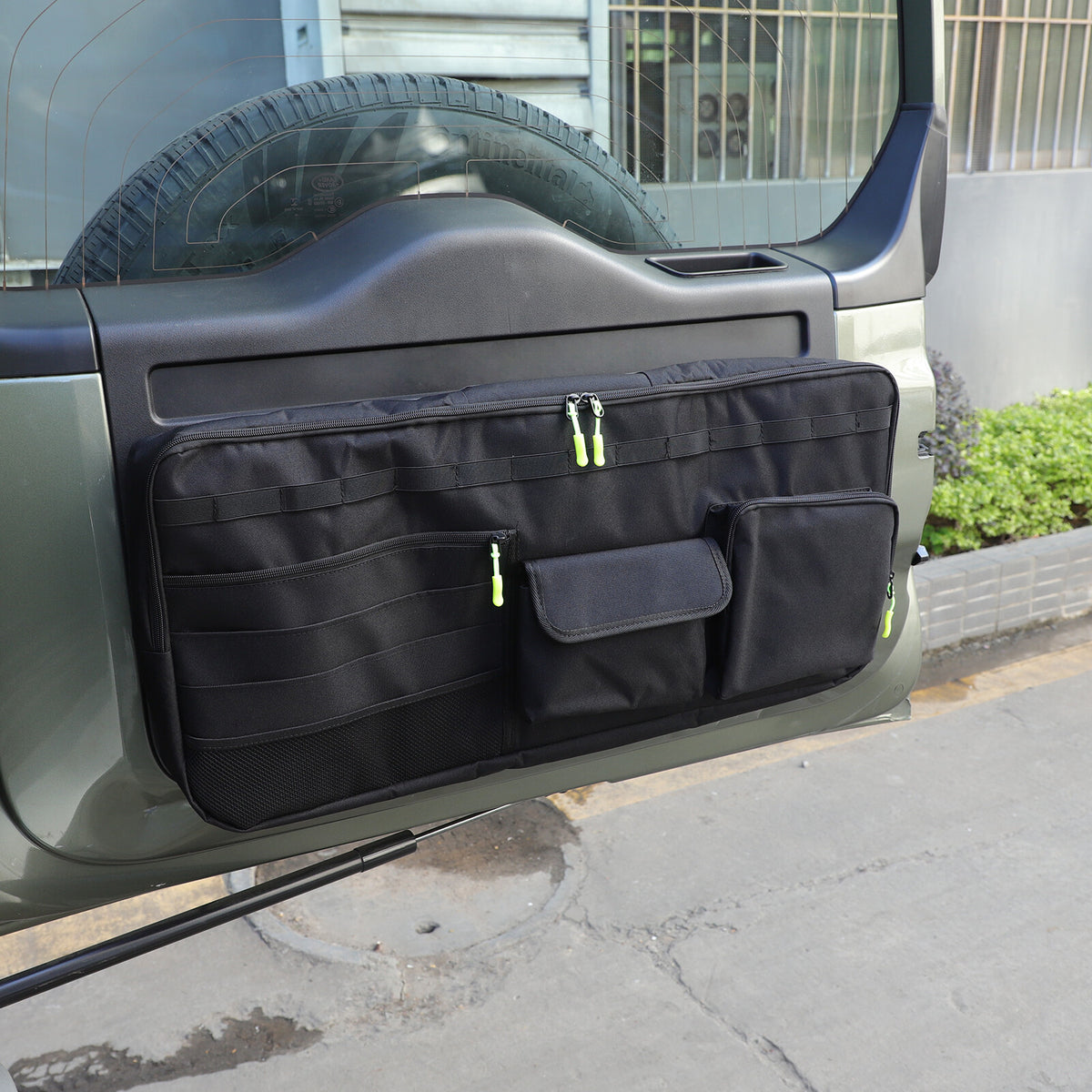 Rear Door Tailgate Trunk Storage Bag Cargo Tool For LR Defender L663 2020-24 17