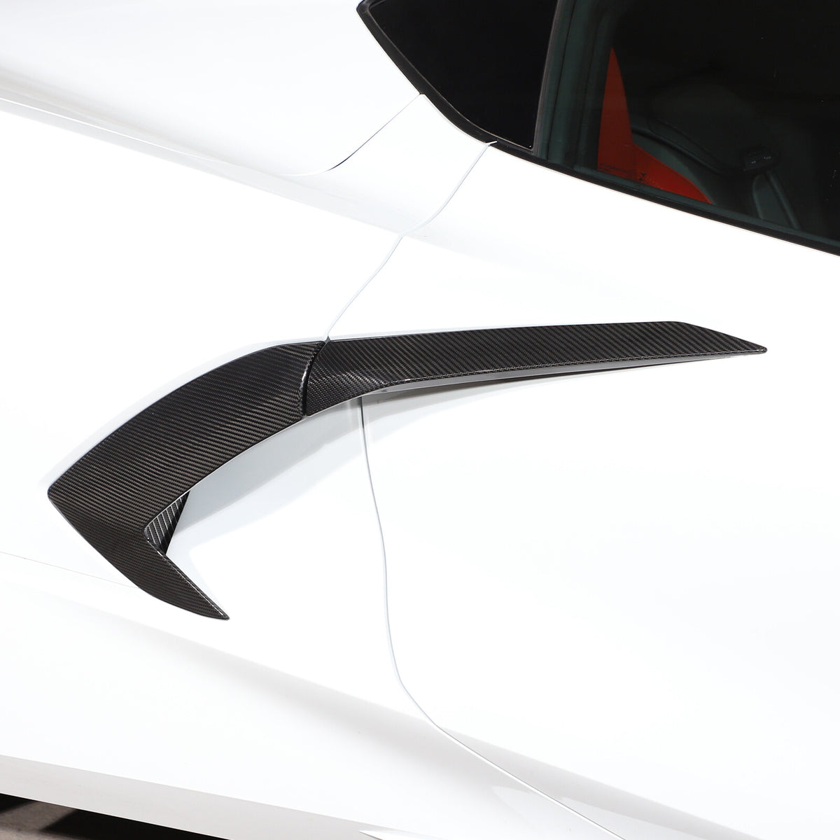 Real Carbon Fiber Full Exterior Set Decor Cover Trim Kit For Corvette C8 2020-26 47