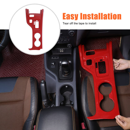 ABS Red Center Console Gear Shift Panel Trim For Ford Ranger T7 T8 2015-2021 23