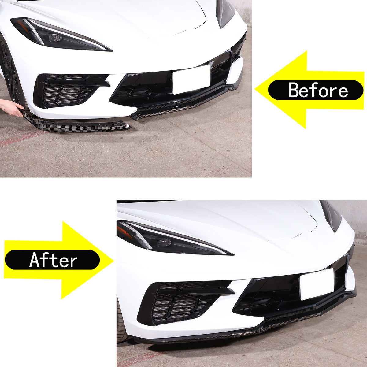 Car Exterior Decoration Cover Trim Kit Accessories For Corvette C8 Convertible - Styles 1-5 46