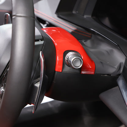 Red Full Interior Set Dash Panel Decor Cover Trim Kit For Corvette C8 2020-25 - Variants 6-10 42