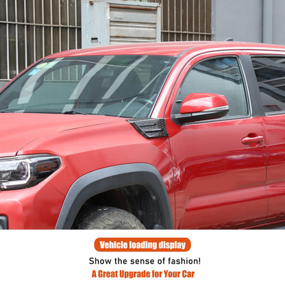 Carbon Fiber ABS Side Fender Upper Trim Cover For Toyota Tacoma 2016-2019 14