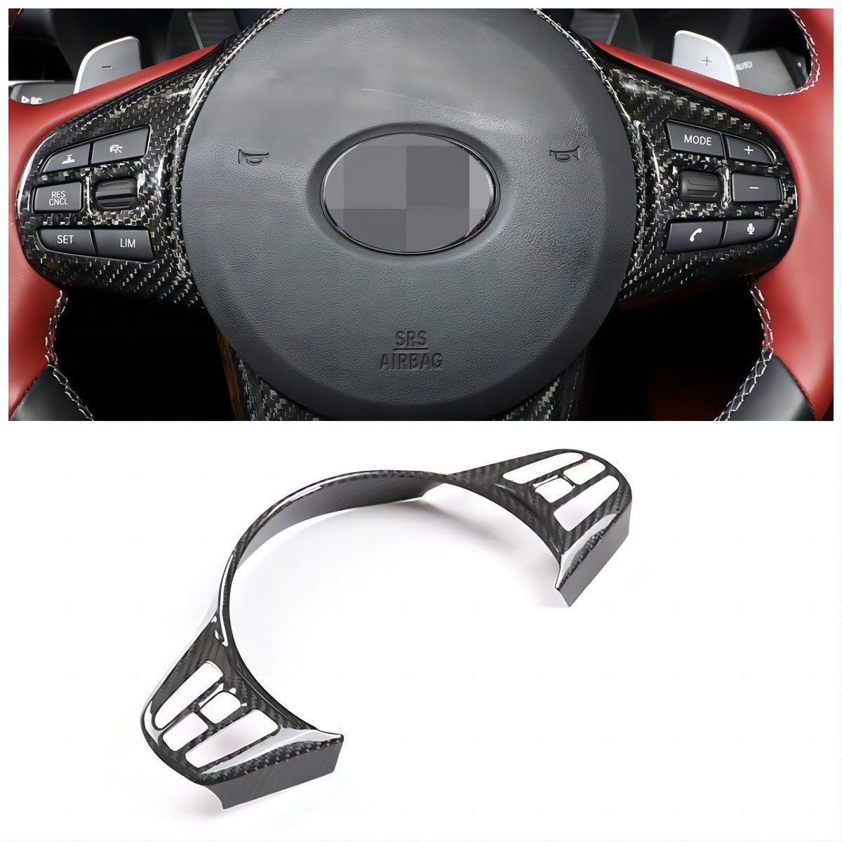Real Carbon Fiber Full Interior Set Decor Trim Kit For Toyota Supra A90 MK5 19+ 13