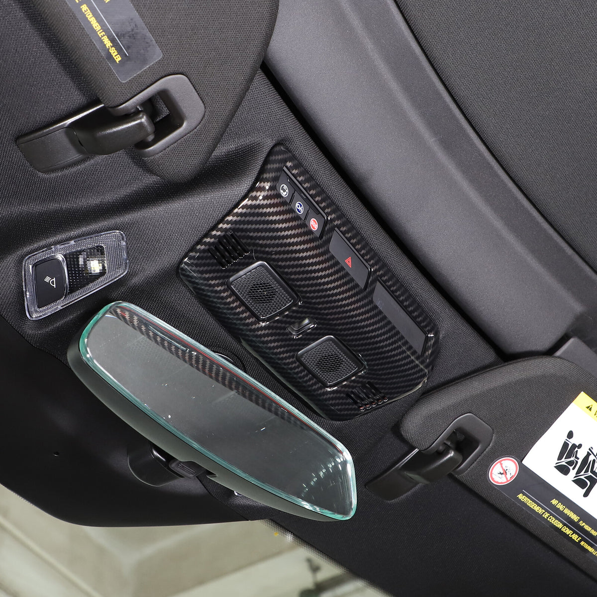 Carbon Fiber ABS Interior Full Decor Cover Trim Kit For Corvette C8 2020-2025 - Styles 21-25 13