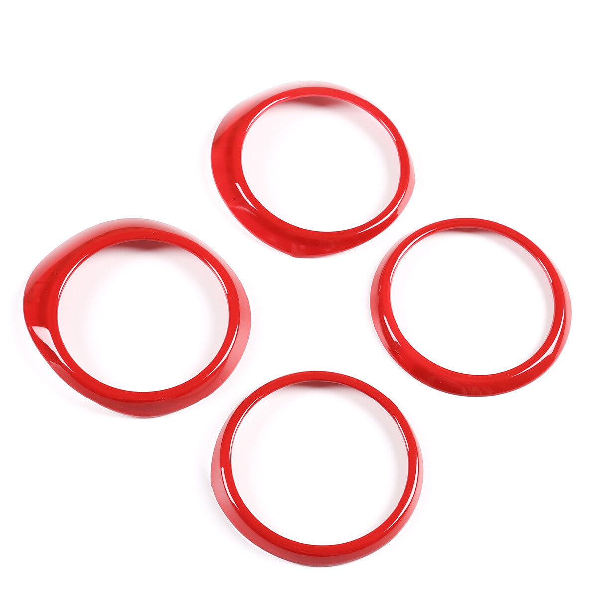 21PCS Red ABS Interior Central Control Decorative Trim For Toyota Tacoma 2016-20 7