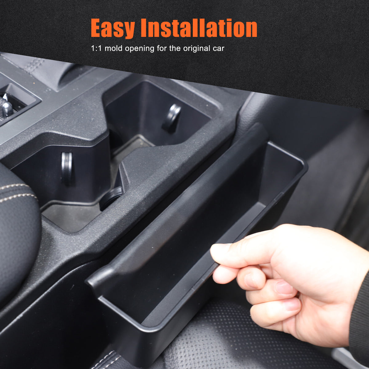 Center Gear Shift Storage Box Cover Trim Tray For Toyota Land Cruiser LC250 24+ 4